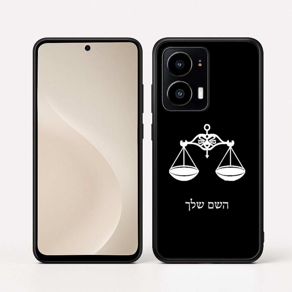 כיסוי בעיצוב אישי עם השם שלך לדגם - Motorola moto X70 Air בעיצוב מזלות - מאזניים