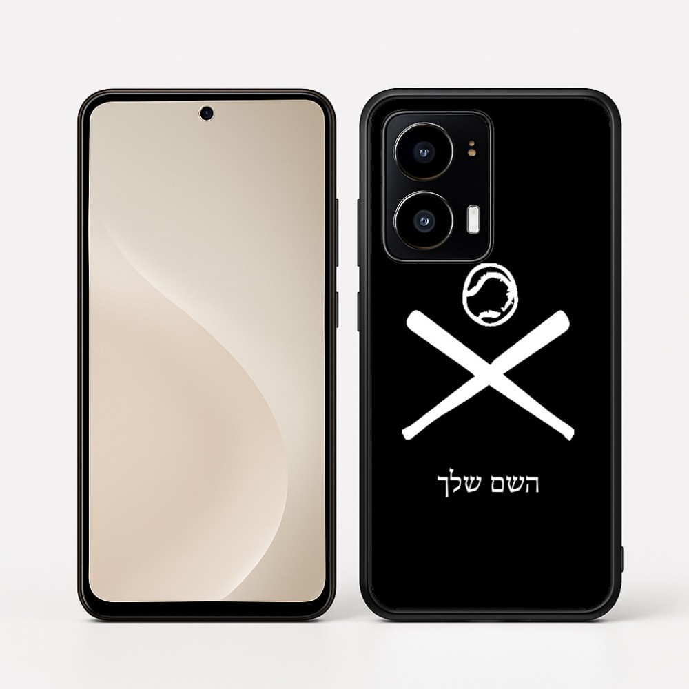 כיסוי בעיצוב אישי עם השם שלך לדגם - Motorola moto X70 Air בעיצוב כדור בסיס