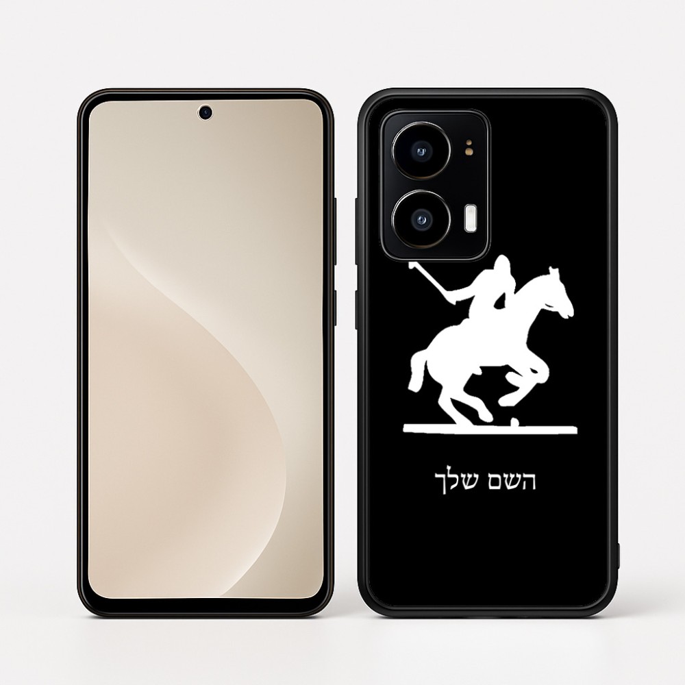 כיסוי בעיצוב אישי עם השם שלך לדגם - Motorola moto X70 Air בעיצוב שחקן פולו - סוס