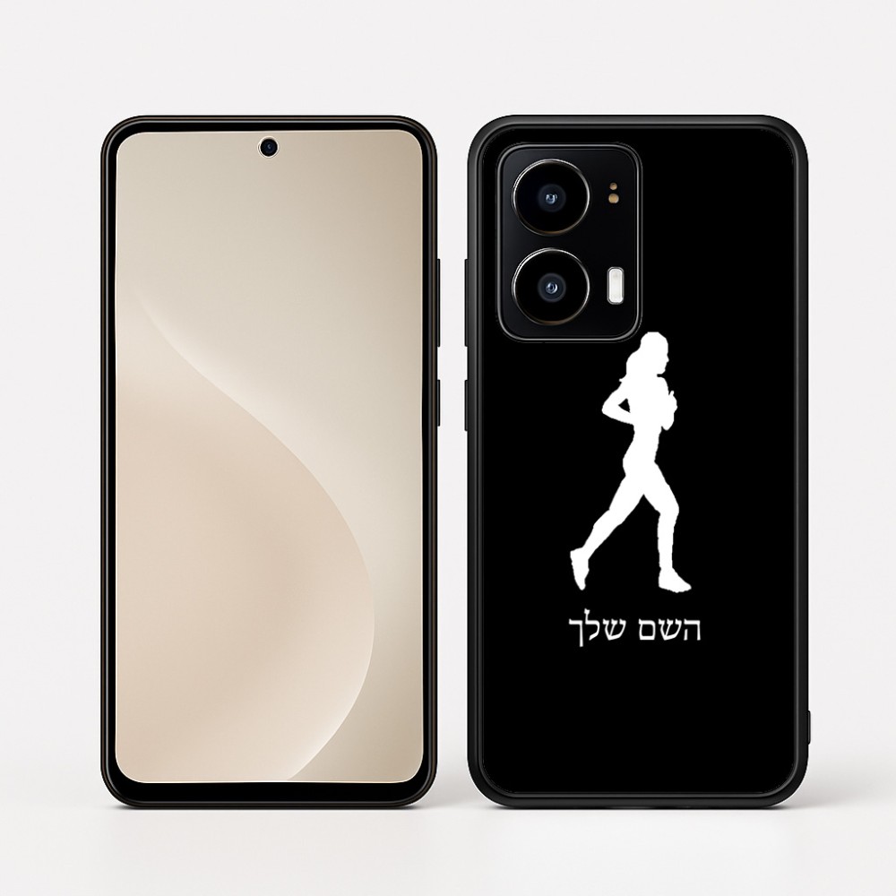 כיסוי בעיצוב אישי עם השם שלך לדגם - Motorola moto X70 Air בעיצוב רץ רץ אישה