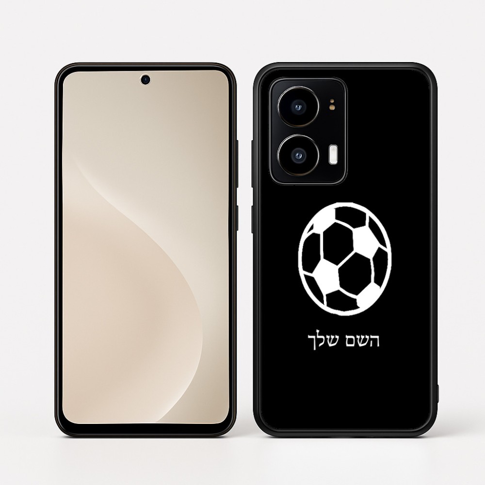 כיסוי בעיצוב אישי עם השם שלך לדגם - Motorola moto X70 Air בעיצוב כדורגל כדור כדורגל