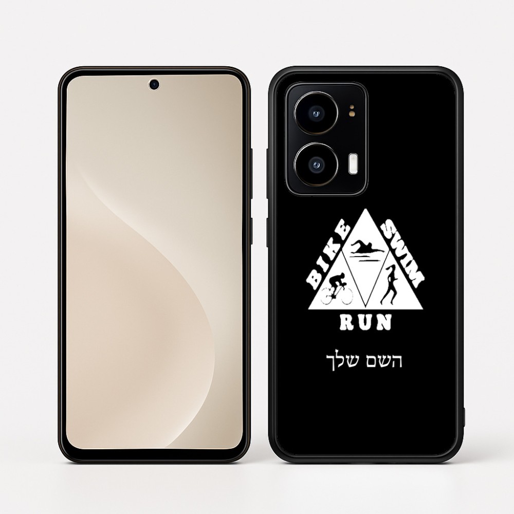 כיסוי בעיצוב אישי עם השם שלך לדגם - Motorola moto X70 Air בעיצוב טריאתלון
