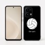 כיסוי בעיצוב אישי עם השם שלך לדגם - Motorola moto X70 Air בעיצוב כדור כדורעף
