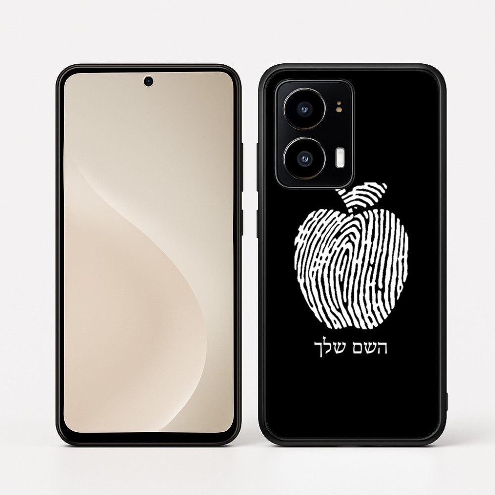 כיסוי בעיצוב אישי עם השם שלך לדגם - Motorola moto X70 Air בעיצוב הדפס תפוח