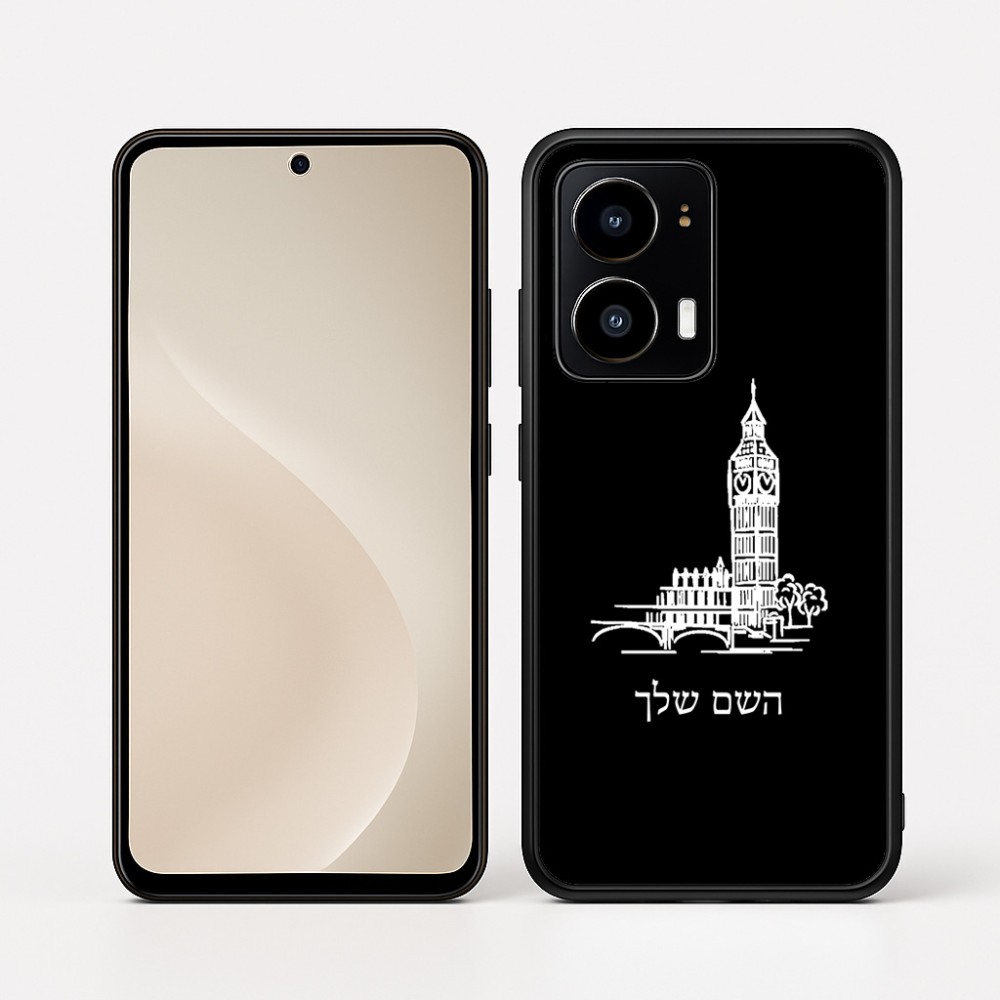 כיסוי בעיצוב אישי עם השם שלך לדגם - Motorola moto X70 Air בעיצוב ביג בן