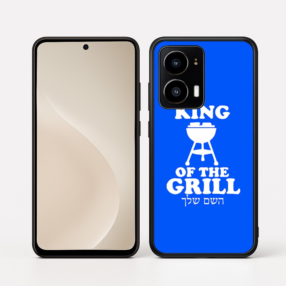 כיסוי בעיצוב אישי עם השם שלך לדגם - Motorola moto X70 Air בעיצוב מלך הגריל