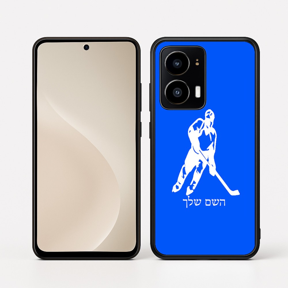 כיסוי בעיצוב אישי עם השם שלך לדגם - Motorola moto X70 Air בעיצוב שחקן הוקי