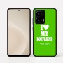 כיסוי בעיצוב אישי עם השם שלך לדגם - Motorola moto X70 Air בעיצוב אוהבת את החבר שלי