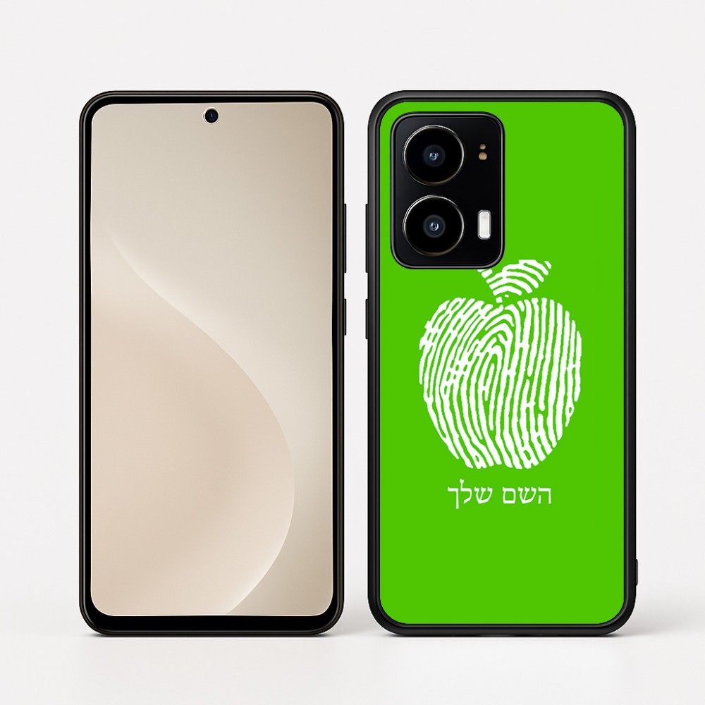 כיסוי בעיצוב אישי עם השם שלך לדגם - Motorola moto X70 Air בעיצוב הדפס תפוח