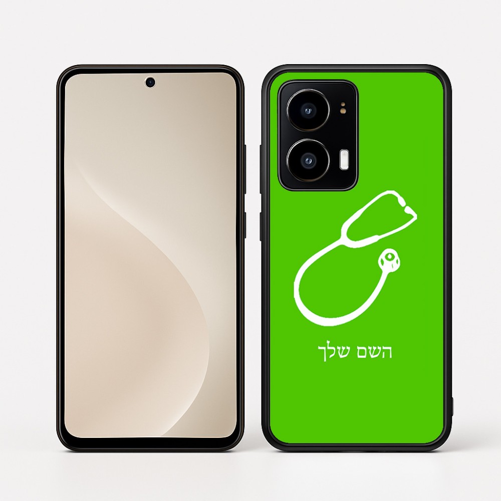 כיסוי בעיצוב אישי עם השם שלך לדגם - Motorola moto X70 Air בעיצוב סטטוסקופ רופא