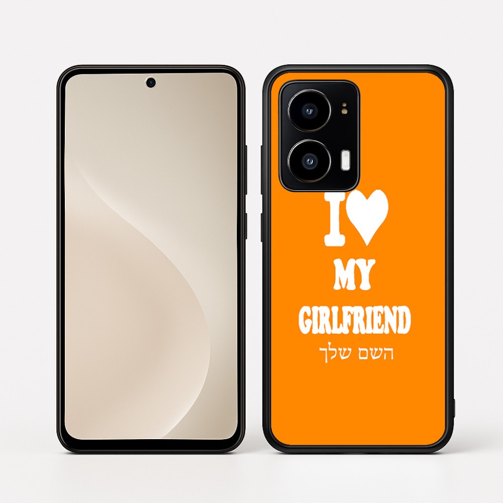 כיסוי בעיצוב אישי עם השם שלך לדגם - Motorola moto X70 Air בעיצוב אוהב את החברה שלי