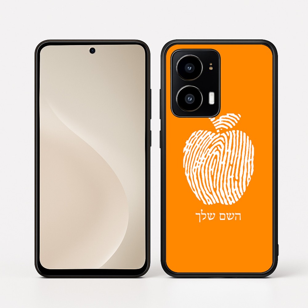כיסוי בעיצוב אישי עם השם שלך לדגם - Motorola moto X70 Air בעיצוב הדפס תפוח