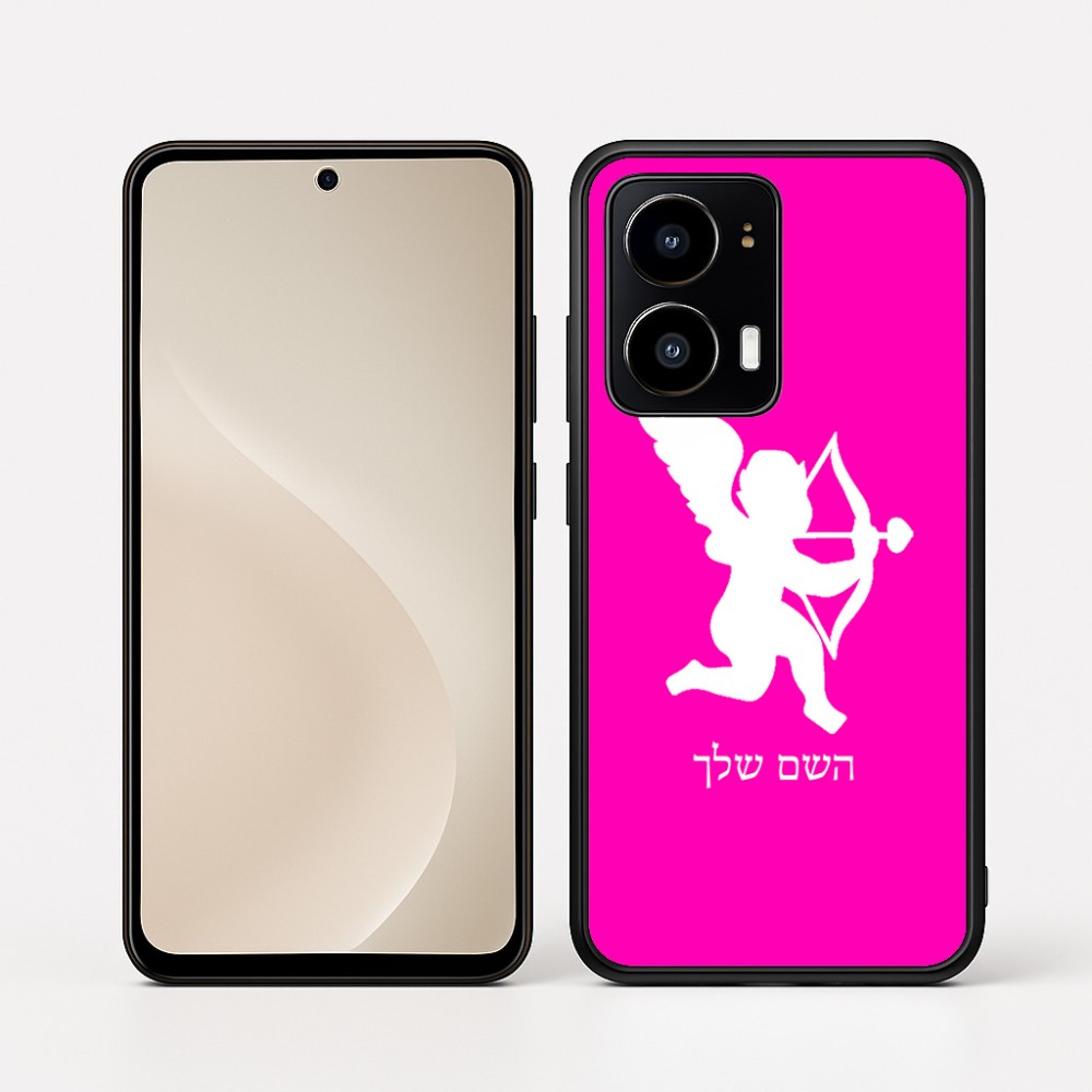 כיסוי בעיצוב אישי עם השם שלך לדגם - Motorola moto X70 Air בעיצוב קופידון