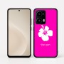 כיסוי בעיצוב אישי עם השם שלך לדגם - Motorola moto X70 Air בעיצוב פרח היביסקוס