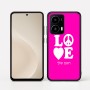 כיסוי בעיצוב אישי עם השם שלך לדגם - Motorola moto X70 Air בעיצוב אהבה