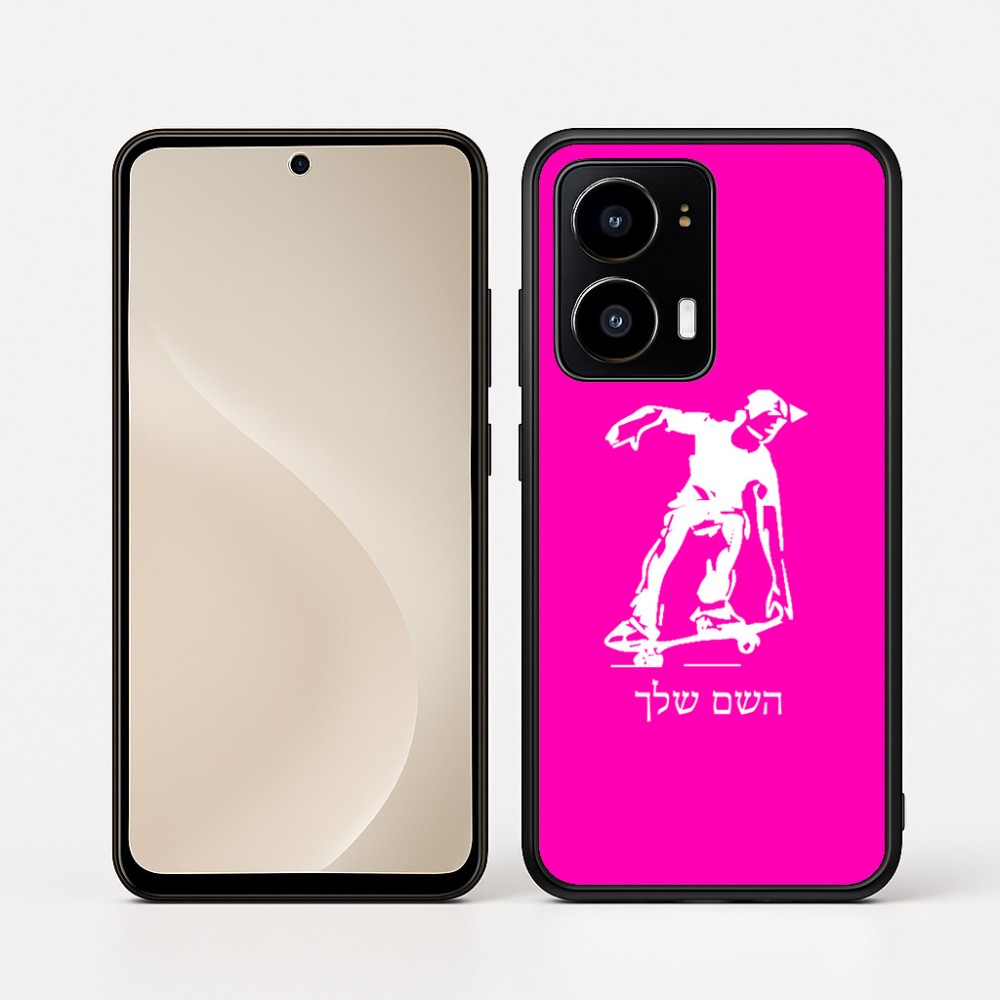 כיסוי בעיצוב אישי עם השם שלך לדגם - Motorola moto X70 Air בעיצוב ילד סקייטבורד