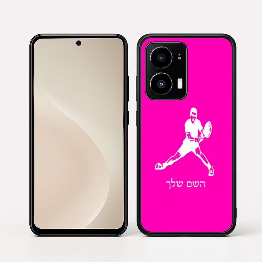 כיסוי בעיצוב אישי עם השם שלך לדגם - Motorola moto X70 Air בעיצוב שחקן טניס