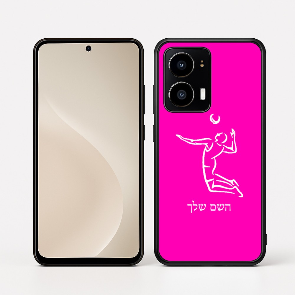 כיסוי בעיצוב אישי עם השם שלך לדגם - Motorola moto X70 Air בעיצוב שחקן כדורעף