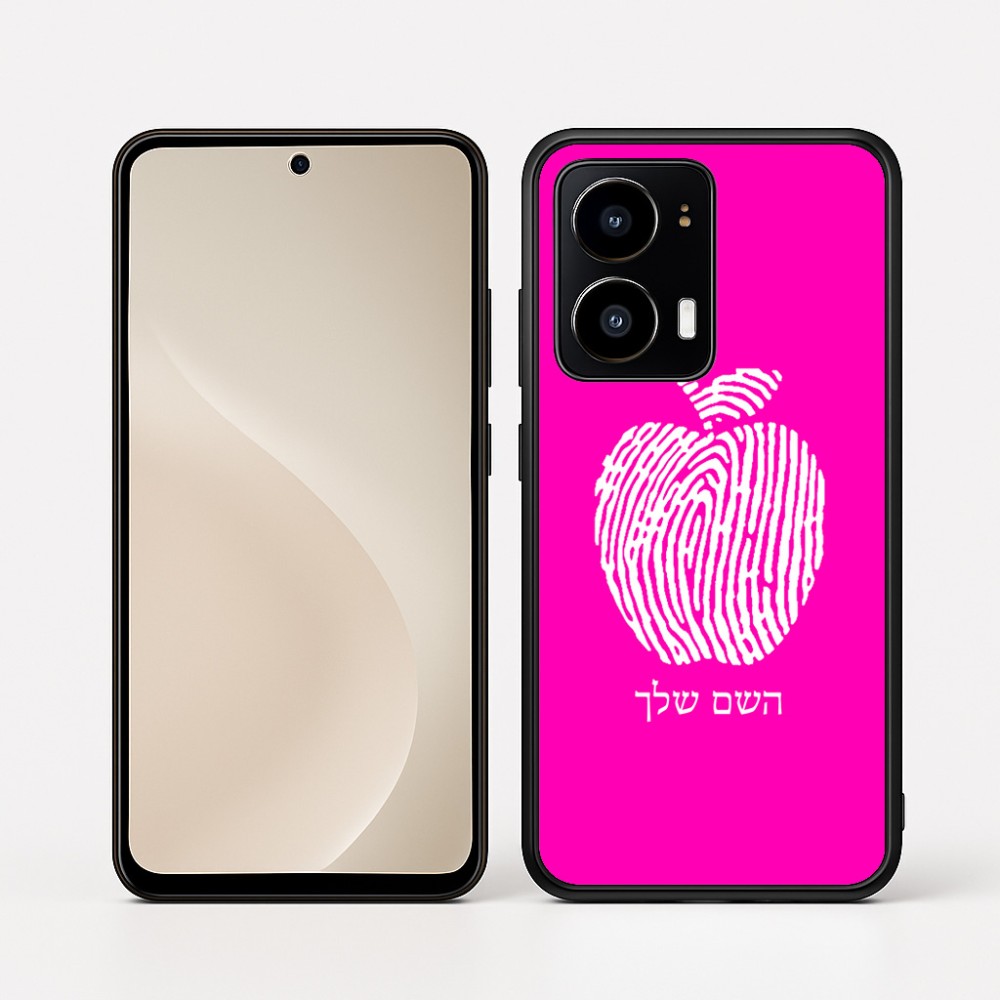 כיסוי בעיצוב אישי עם השם שלך לדגם - Motorola moto X70 Air בעיצוב הדפס תפוח