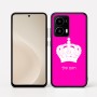 כיסוי בעיצוב אישי עם השם שלך לדגם - Motorola moto X70 Air בעיצוב כתר מלכותי