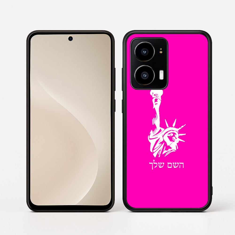 כיסוי בעיצוב אישי עם השם שלך לדגם - Motorola moto X70 Air בעיצוב פסל החירות