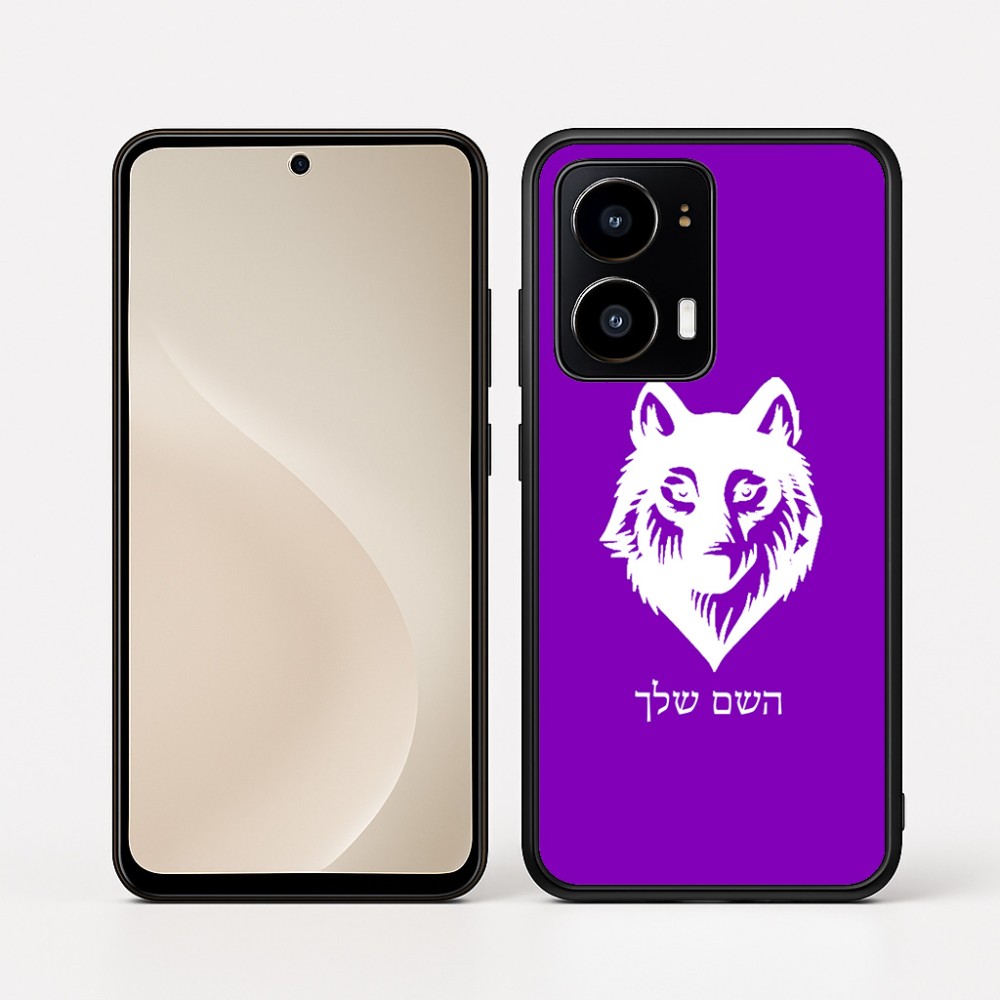 כיסוי בעיצוב אישי עם השם שלך לדגם - Motorola moto X70 Air בעיצוב זאב