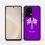 כיסוי בעיצוב אישי עם השם שלך לדגם - Motorola moto X70 Air בעיצוב דגל המירוץ