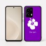 כיסוי בעיצוב אישי עם השם שלך לדגם - Motorola moto X70 Air בעיצוב פרח היביסקוס
