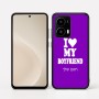 כיסוי בעיצוב אישי עם השם שלך לדגם - Motorola moto X70 Air בעיצוב אוהבת את החבר שלי