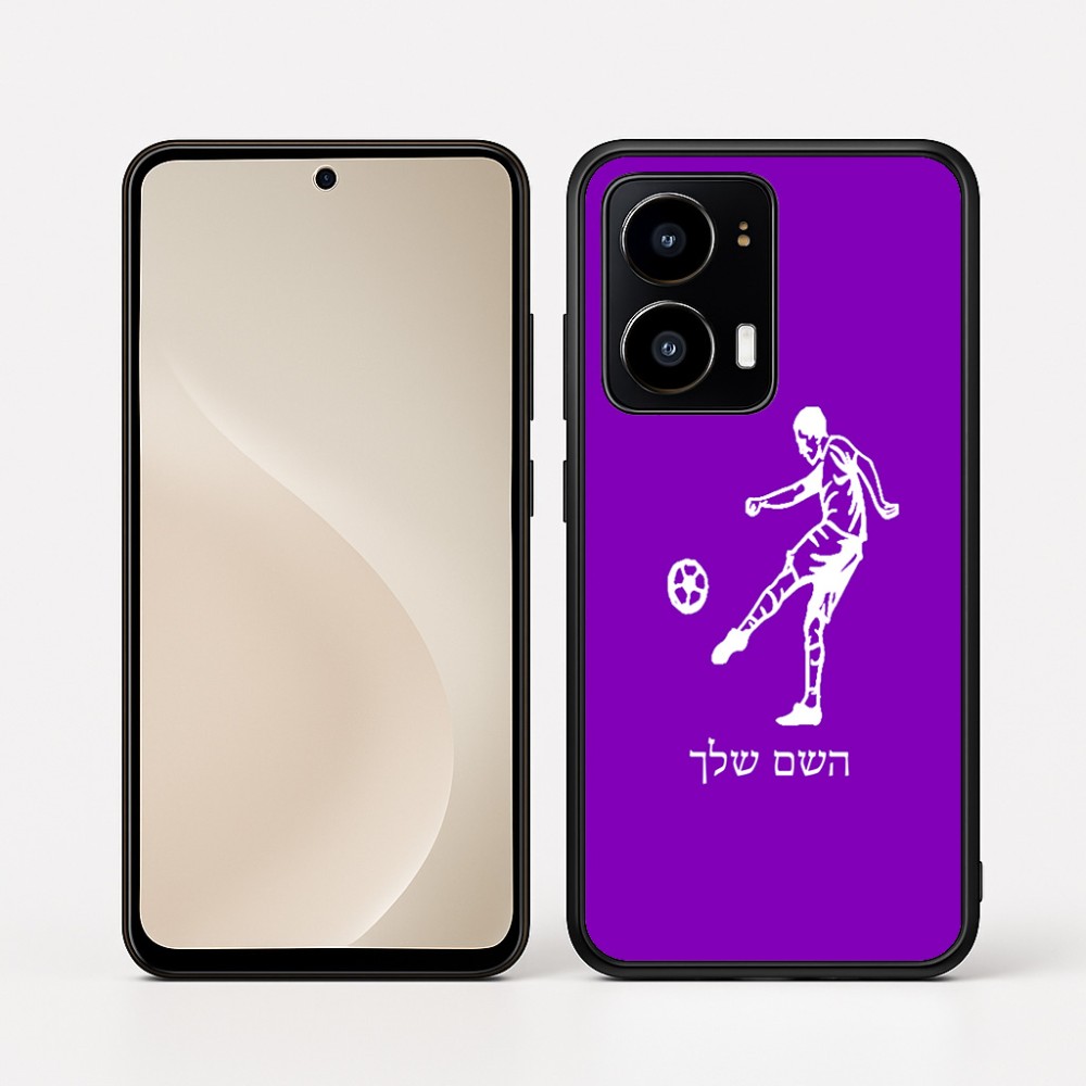 כיסוי בעיצוב אישי עם השם שלך לדגם - Motorola moto X70 Air בעיצוב שחקן כדורגל