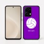 כיסוי בעיצוב אישי עם השם שלך לדגם - Motorola moto X70 Air בעיצוב כדור כדורעף