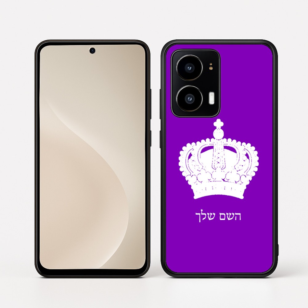 כיסוי בעיצוב אישי עם השם שלך לדגם - Motorola moto X70 Air בעיצוב כתר מלכותי