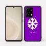 כיסוי בעיצוב אישי עם השם שלך לדגם - Motorola moto X70 Air בעיצוב שלג
