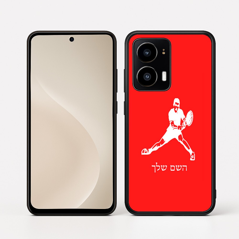 כיסוי בעיצוב אישי עם השם שלך לדגם - Motorola moto X70 Air בעיצוב שחקן טניס