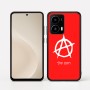 כיסוי בעיצוב אישי עם השם שלך לדגם - Motorola moto X70 Air בעיצוב אנרכיה