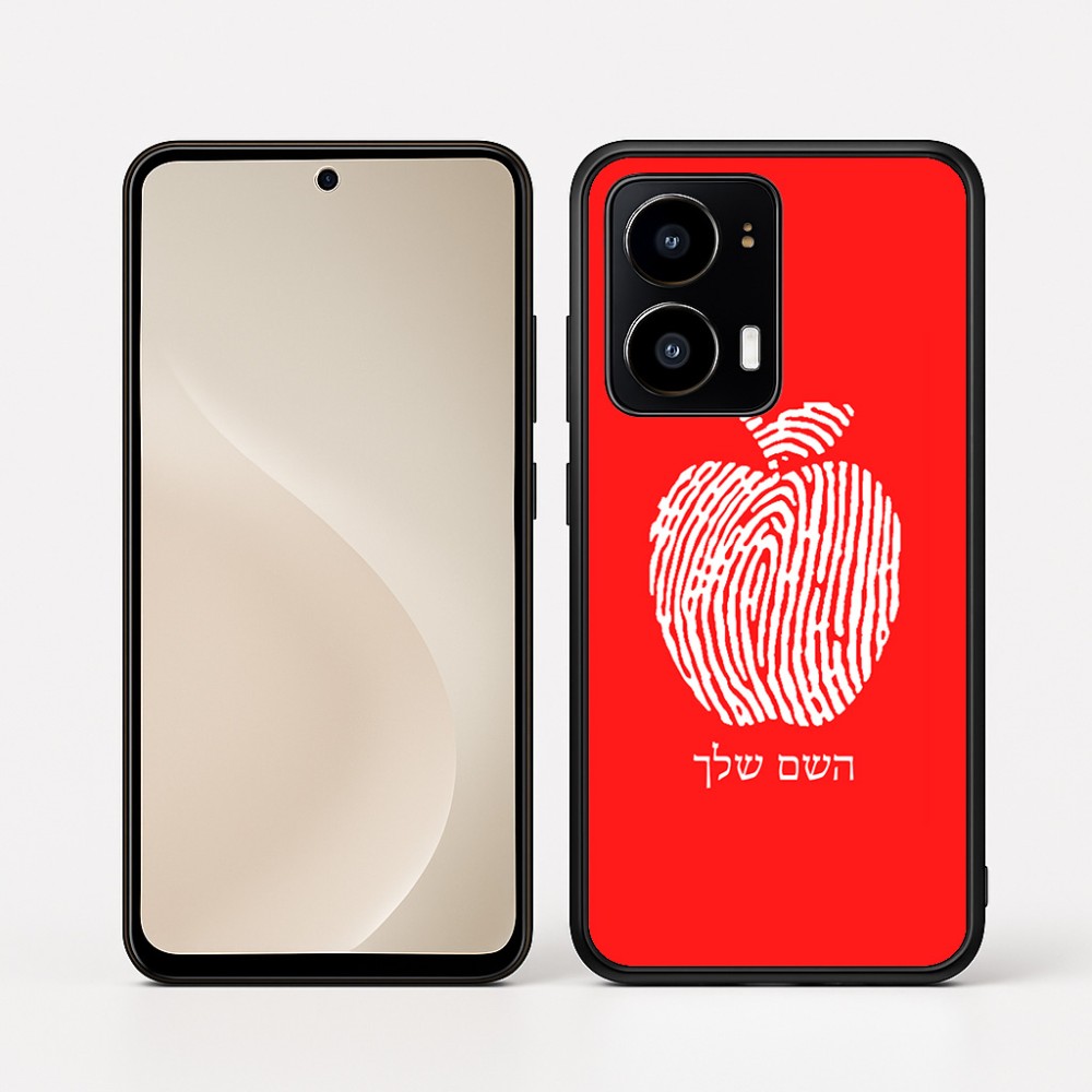 כיסוי בעיצוב אישי עם השם שלך לדגם - Motorola moto X70 Air בעיצוב הדפס תפוח