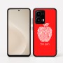 כיסוי בעיצוב אישי עם השם שלך לדגם - Motorola moto X70 Air בעיצוב הדפס תפוח