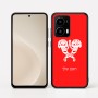כיסוי בעיצוב אישי עם השם שלך לדגם - Motorola moto X70 Air בעיצוב פרחי קרן