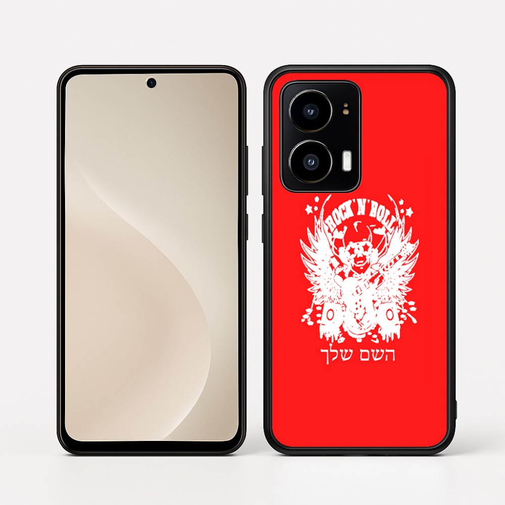 כיסוי בעיצוב אישי עם השם שלך לדגם - Motorola moto X70 Air בעיצוב רוקנרול