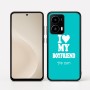 כיסוי בעיצוב אישי עם השם שלך לדגם - Motorola moto X70 Air בעיצוב אוהבת את החבר שלי