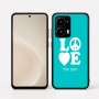 כיסוי בעיצוב אישי עם השם שלך לדגם - Motorola moto X70 Air בעיצוב אהבה