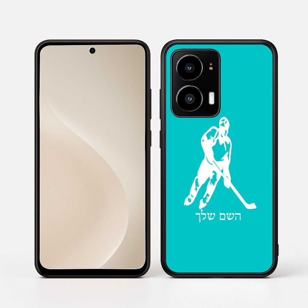 כיסוי בעיצוב אישי עם השם שלך לדגם - Motorola moto X70 Air בעיצוב שחקן הוקי