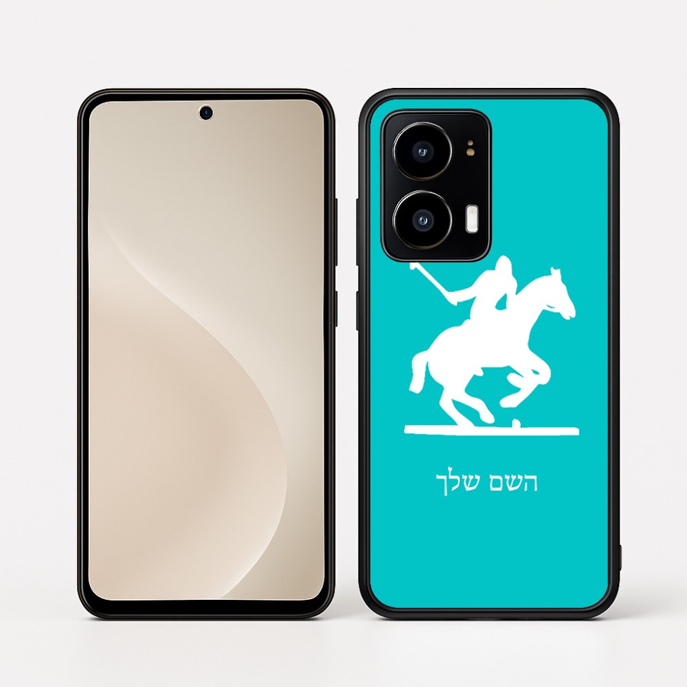 כיסוי בעיצוב אישי עם השם שלך לדגם - Motorola moto X70 Air בעיצוב שחקן פולו - סוס
