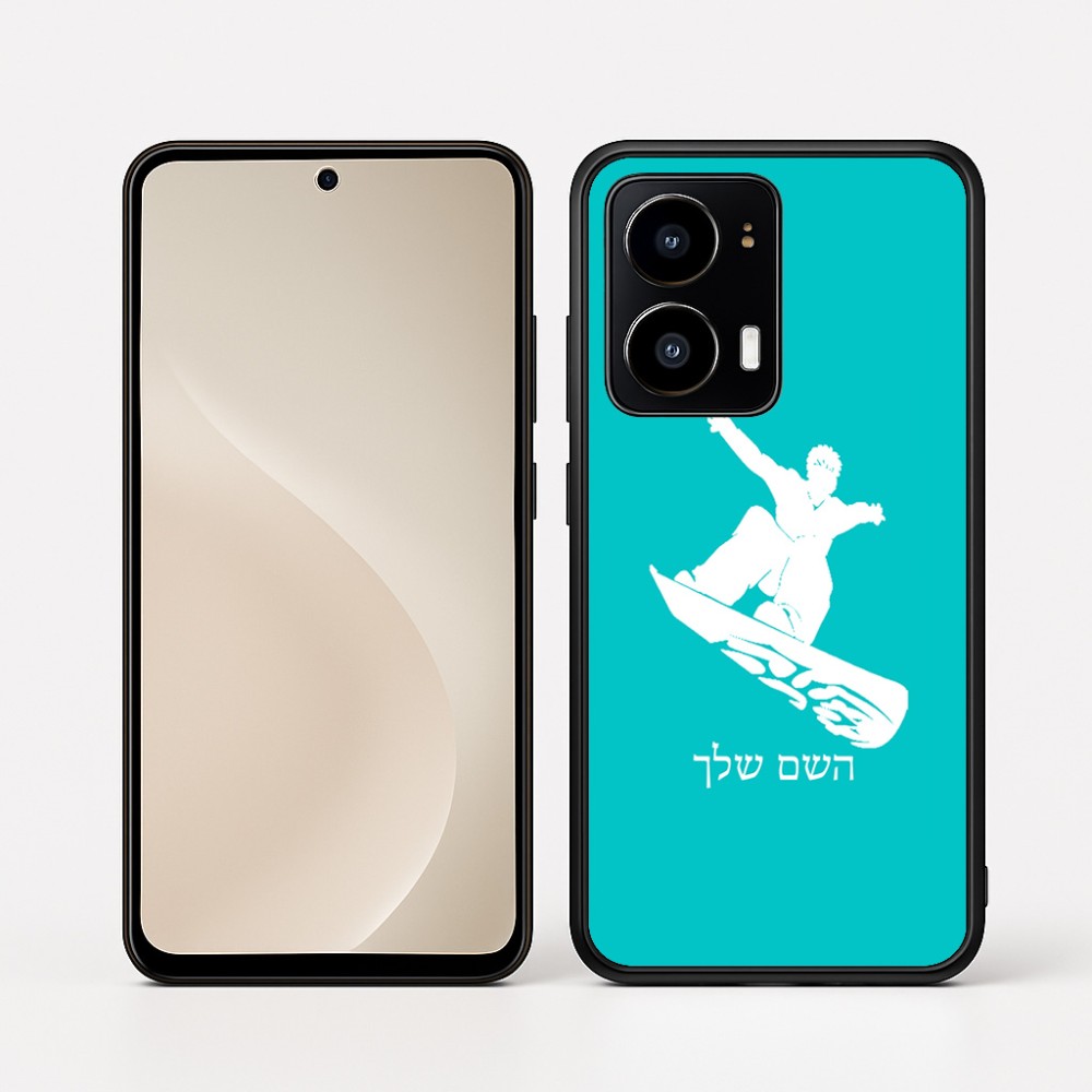 כיסוי בעיצוב אישי עם השם שלך לדגם - Motorola moto X70 Air בעיצוב סנובורדיסט
