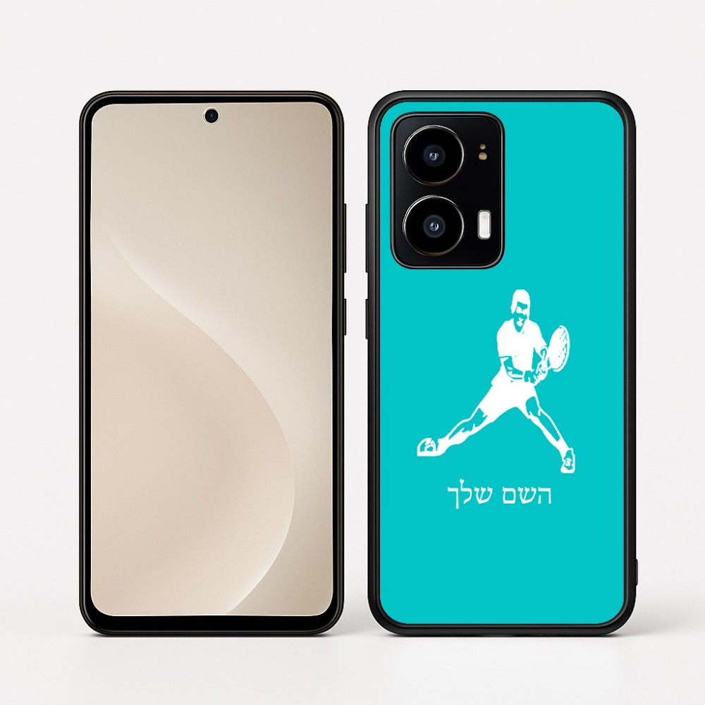 כיסוי בעיצוב אישי עם השם שלך לדגם - Motorola moto X70 Air בעיצוב שחקן טניס