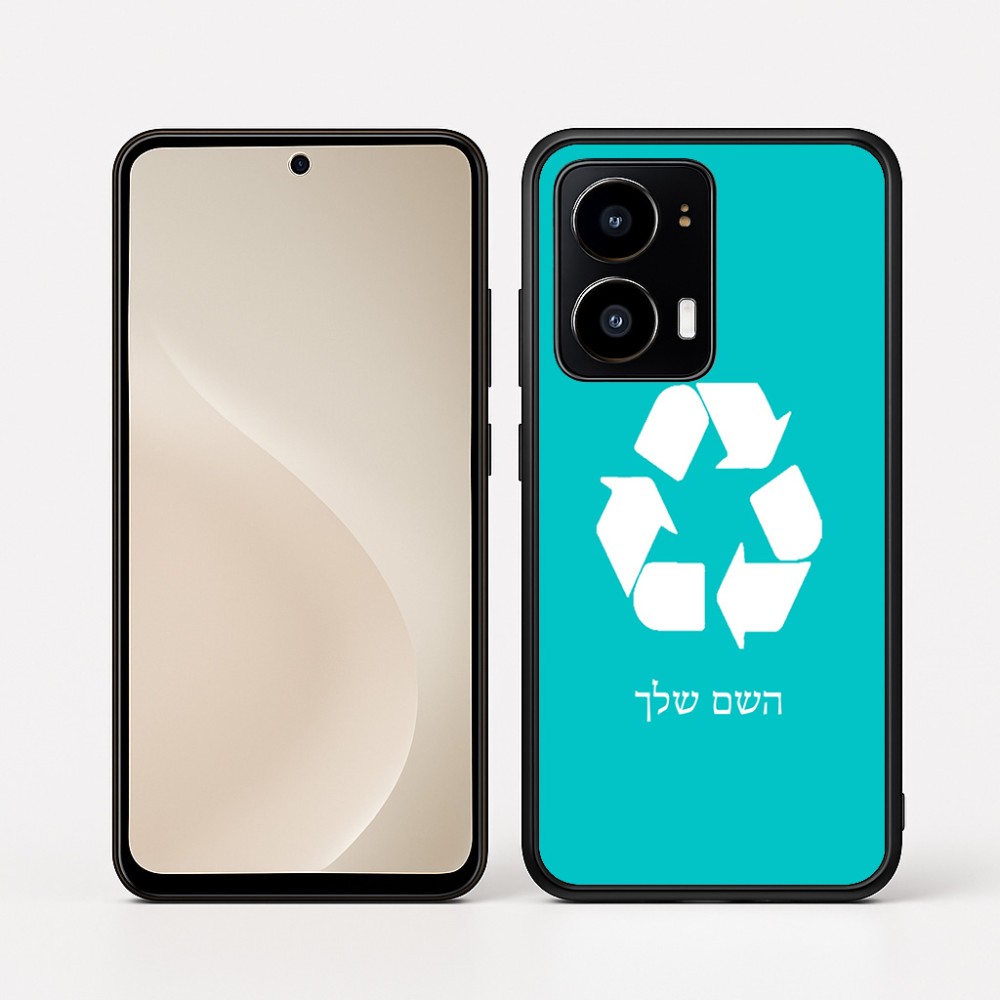 כיסוי בעיצוב אישי עם השם שלך לדגם - Motorola moto X70 Air בעיצוב למחזר