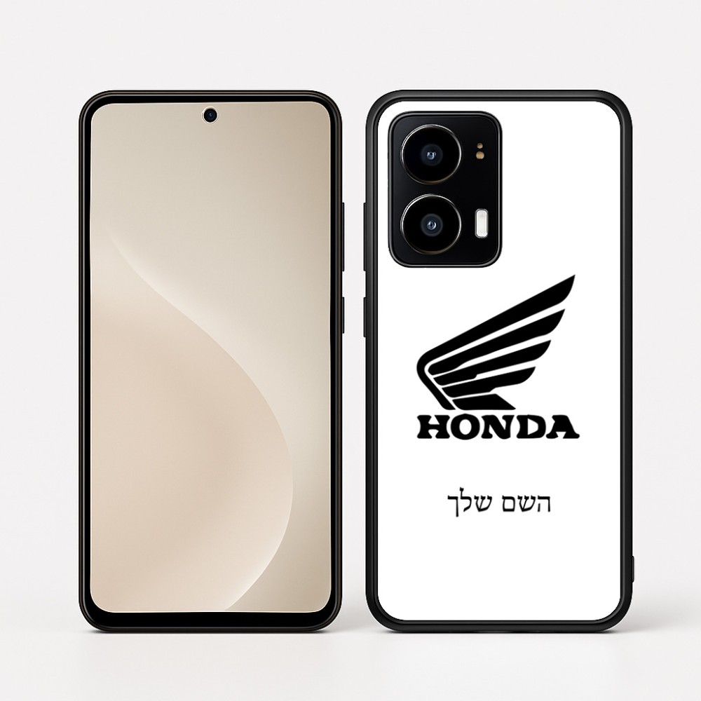 כיסוי בעיצוב אישי עם השם שלך לדגם - Motorola moto X70 Air בעיצוב הונדה