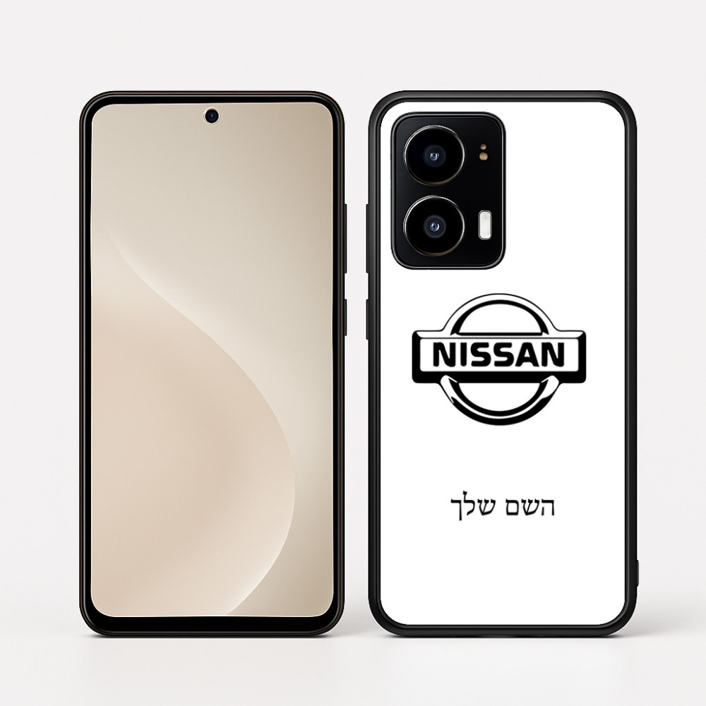 כיסוי בעיצוב אישי עם השם שלך לדגם - Motorola moto X70 Air בעיצוב ניסאן