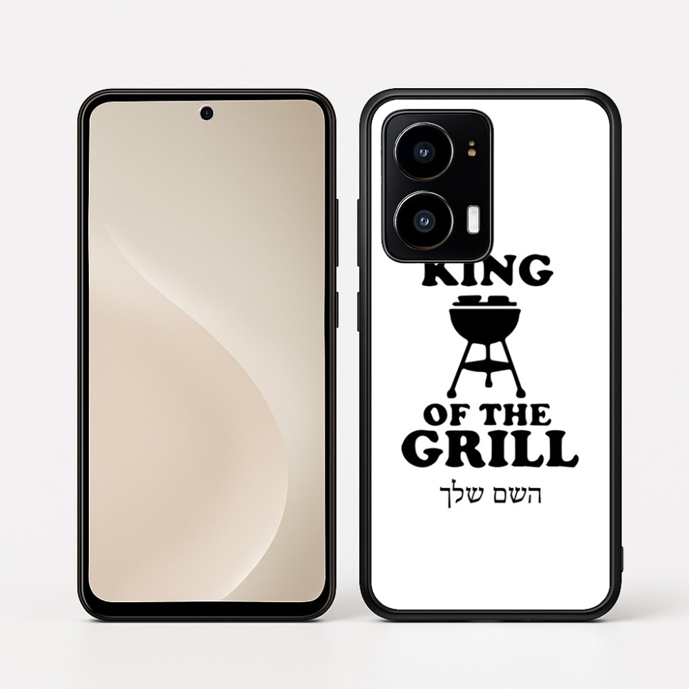 כיסוי בעיצוב אישי עם השם שלך לדגם - Motorola moto X70 Air בעיצוב מלך הגריל