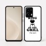 כיסוי בעיצוב אישי עם השם שלך לדגם - Motorola moto X70 Air בעיצוב מלך הגריל